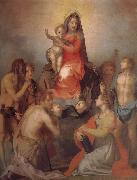 Andrea del Sarto Virgin Mary and her son with Christ oil on canvas